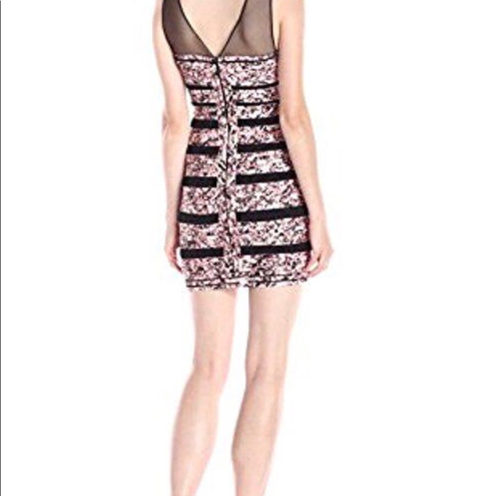 Dress with mesh straps